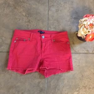 Gap! Size 0 Boho Deep Red Hadley Cut Off Shorts